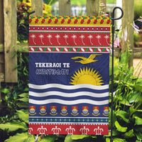 Kiribati Christmas Garden Flag Coat Of Arms Tekeraoi Te Kiritimati LT05 Garden Flag Red - Polynesian Pride