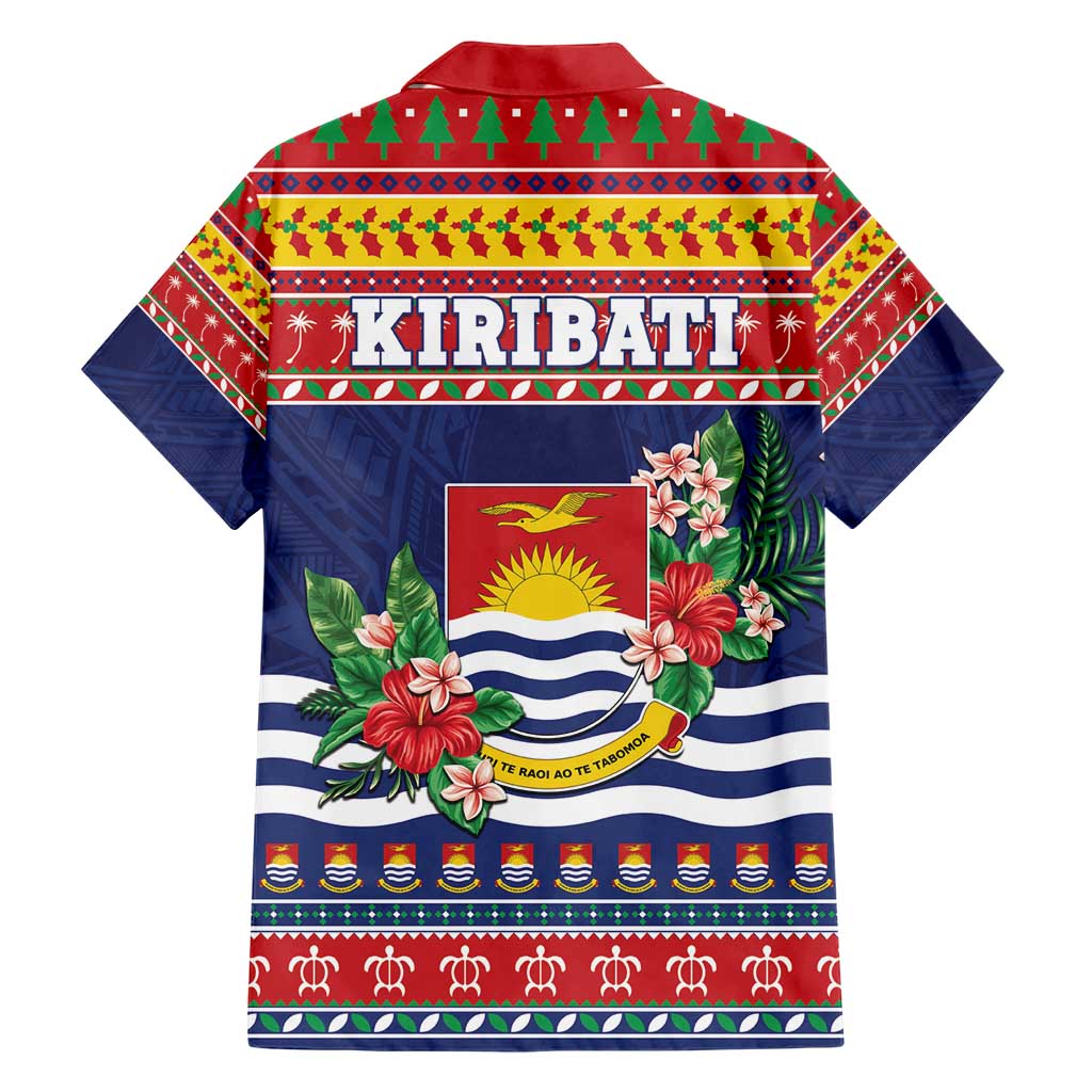 Kiribati Christmas Hawaiian Shirt Coat Of Arms Tekeraoi Te Kiritimati LT05 - Polynesian Pride