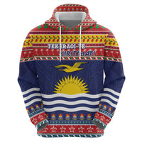 Kiribati Christmas Hoodie Coat Of Arms Tekeraoi Te Kiritimati LT05 - Polynesian Pride