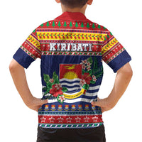 Kiribati Christmas Kid Hawaiian Shirt Coat Of Arms Tekeraoi Te Kiritimati LT05 - Polynesian Pride