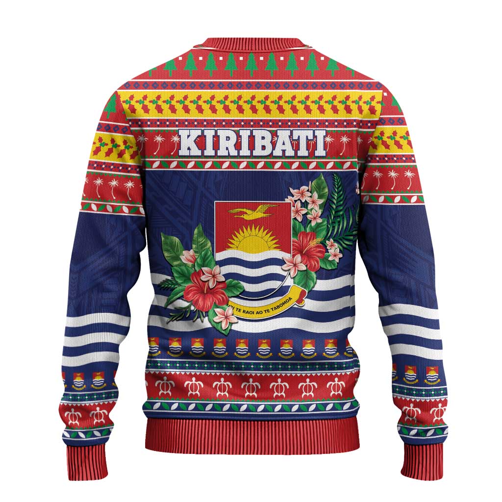 Kiribati Christmas Ugly Christmas Sweater Coat Of Arms Tekeraoi Te Kiritimati LT05 - Polynesian Pride