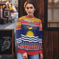 Kiribati Christmas Ugly Christmas Sweater Coat Of Arms Tekeraoi Te Kiritimati LT05 - Polynesian Pride