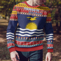 Kiribati Christmas Ugly Christmas Sweater Coat Of Arms Tekeraoi Te Kiritimati LT05 - Polynesian Pride