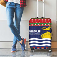 Kiribati Christmas Luggage Cover Coat Of Arms Tekeraoi Te Kiritimati LT05 - Polynesian Pride