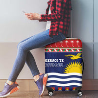 Kiribati Christmas Luggage Cover Coat Of Arms Tekeraoi Te Kiritimati LT05 - Polynesian Pride