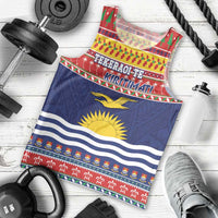 Kiribati Christmas Men Tank Top Coat Of Arms Tekeraoi Te Kiritimati LT05 - Polynesian Pride