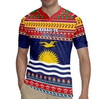 Kiribati Christmas Rugby Jersey Coat Of Arms Tekeraoi Te Kiritimati LT05 - Polynesian Pride
