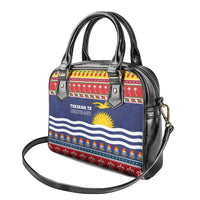 Kiribati Christmas Shoulder Handbag Coat Of Arms Tekeraoi Te Kiritimati LT05 - Polynesian Pride