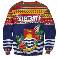 Kiribati Christmas Sweatshirt Coat Of Arms Tekeraoi Te Kiritimati LT05 - Polynesian Pride