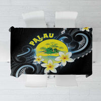 Palau United Nations Day Tablecloth Polynesian Curves Plumeria - Polynesian Pride