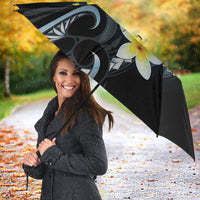 Palau United Nations Day Umbrella Polynesian Curves Plumeria - Polynesian Pride