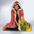 New Zealand Piwakawaka Christmas Hooded Blanket With Maori Pattern