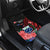 Samoa Independence Day Car Mats Samoan Warriors Ula Fala LT05 - Polynesian Pride