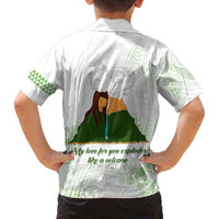 Personalised I LAVA YOU Volcano Valentine Family Matching Puletasi and Hawaiian Shirt Polynesian Tribal Pattern LT05 - Polynesian Pride