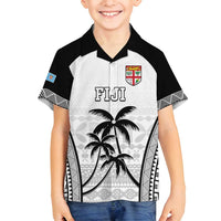 Custom Fiji Tapa Football Family Matching Puletasi and Hawaiian Shirt Sporty Style