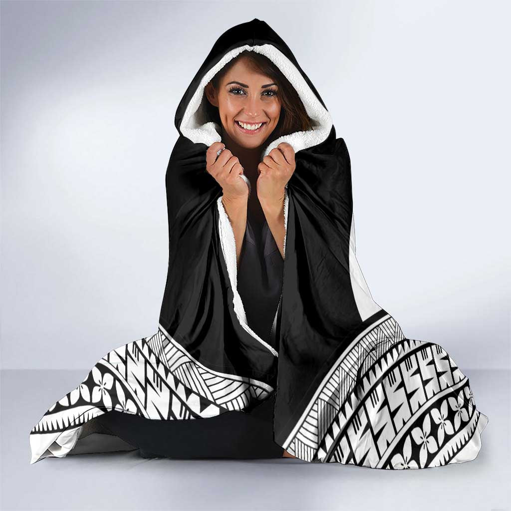 Fiji Tapa Football Hooded Blanket Sporty Style