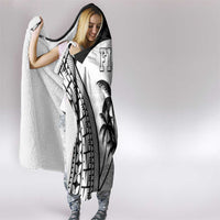 Fiji Tapa Football Hooded Blanket Sporty Style