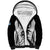 Custom Fiji Tapa Football Sherpa Hoodie Sporty Style