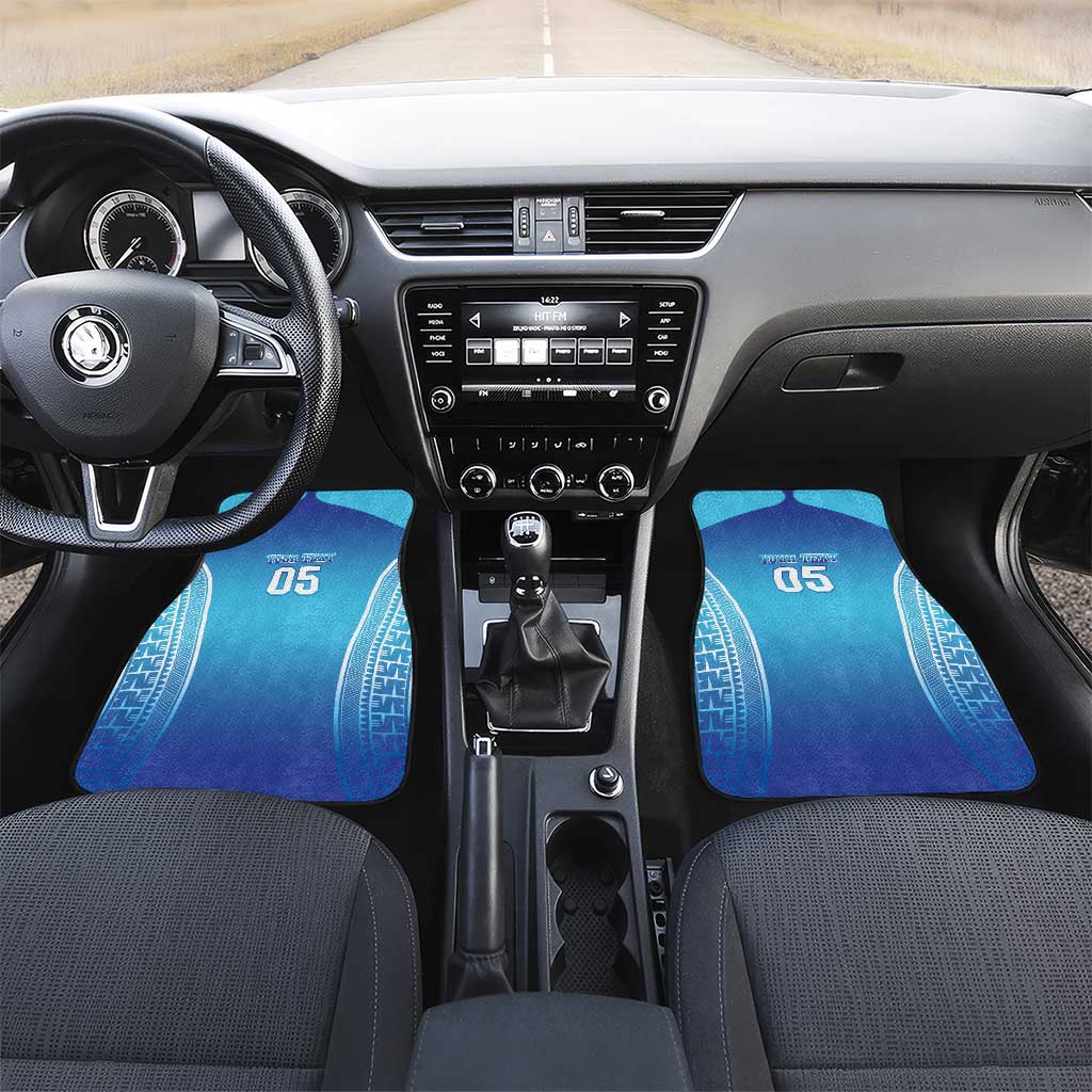 Fiji Football Car Mats Fijian Tapa Pattern
