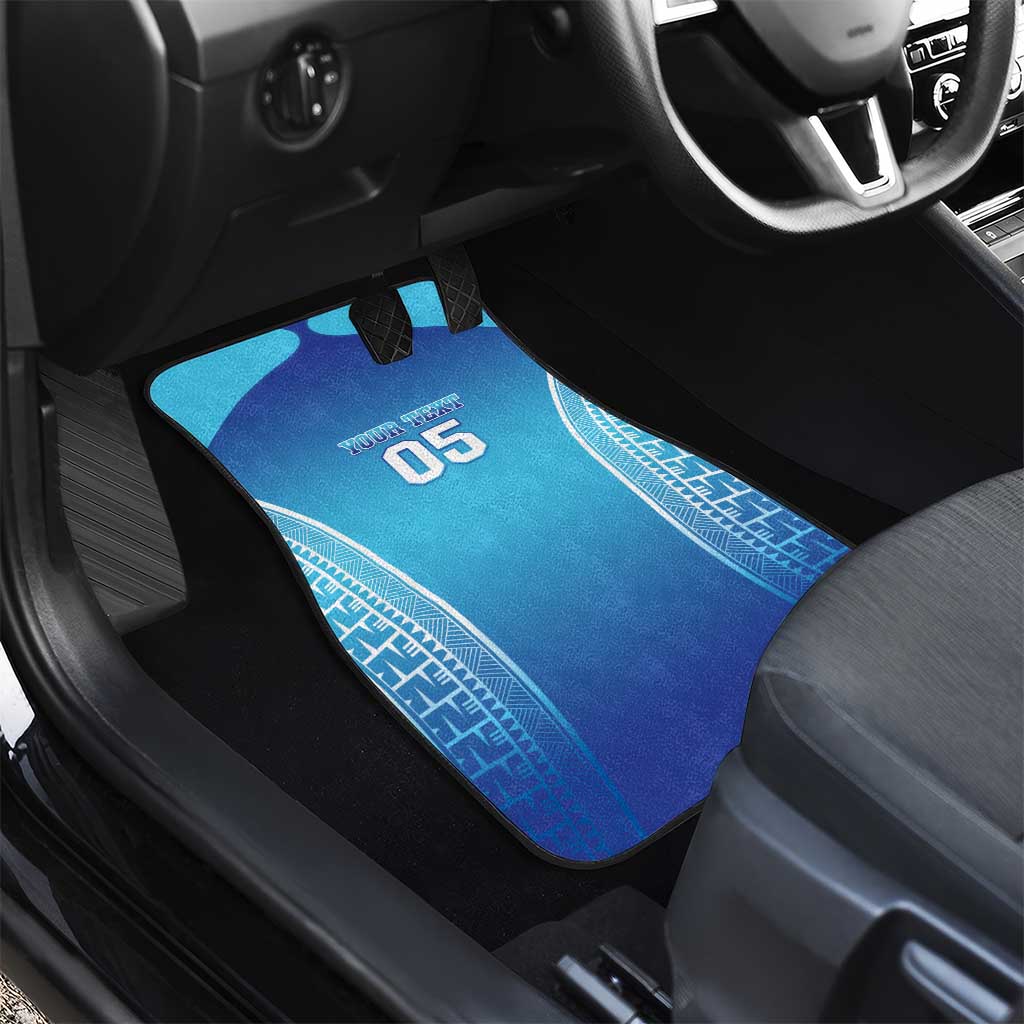 Fiji Football Car Mats Fijian Tapa Pattern
