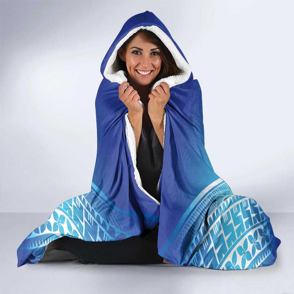 Fiji Football Hooded Blanket Fijian Tapa Pattern