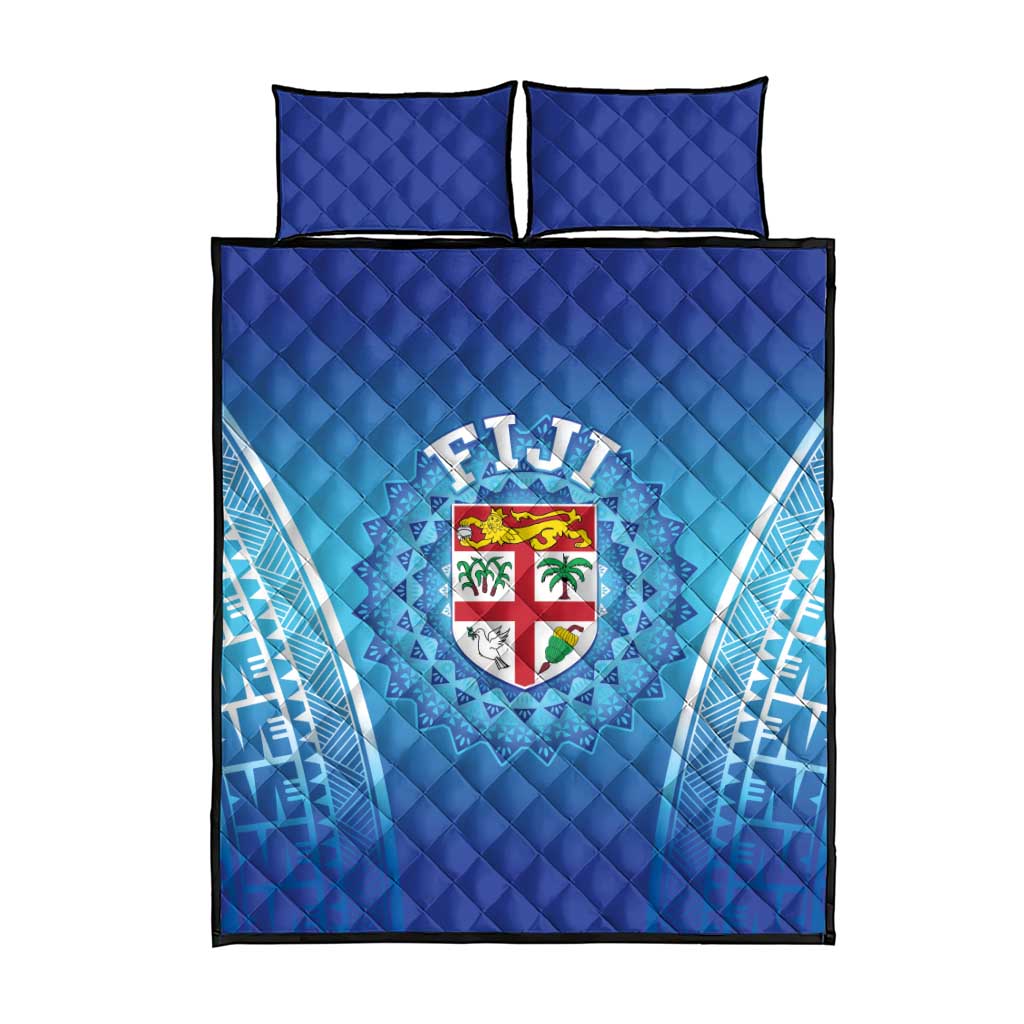 Fiji Football Quilt Bed Set Fijian Tapa Pattern LT05 - Polynesian Pride