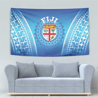 Fiji Football Tapestry Fijian Tapa Pattern LT05 - Polynesian Pride