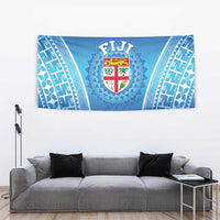 Fiji Football Tapestry Fijian Tapa Pattern LT05 - Polynesian Pride