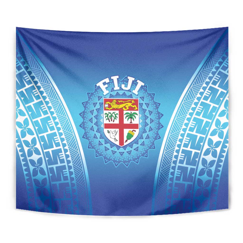 Fiji Football Tapestry Fijian Tapa Pattern LT05 - Polynesian Pride