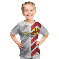 Custom New Caledonia Football Kid T Shirt Unique Style LT05 Red - Polynesian Pride
