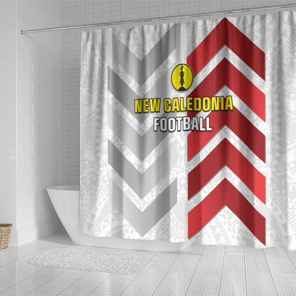 New Caledonia Football Shower Curtain Unique Style LT05 - Polynesian Pride