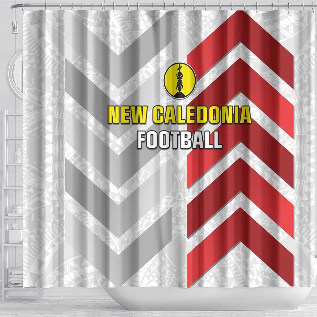 New Caledonia Football Shower Curtain Unique Style LT05 - Polynesian Pride