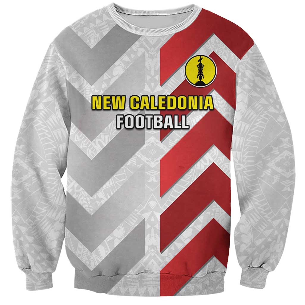 Custom New Caledonia Football Sweatshirt Unique Style LT05 Unisex Red - Polynesian Pride