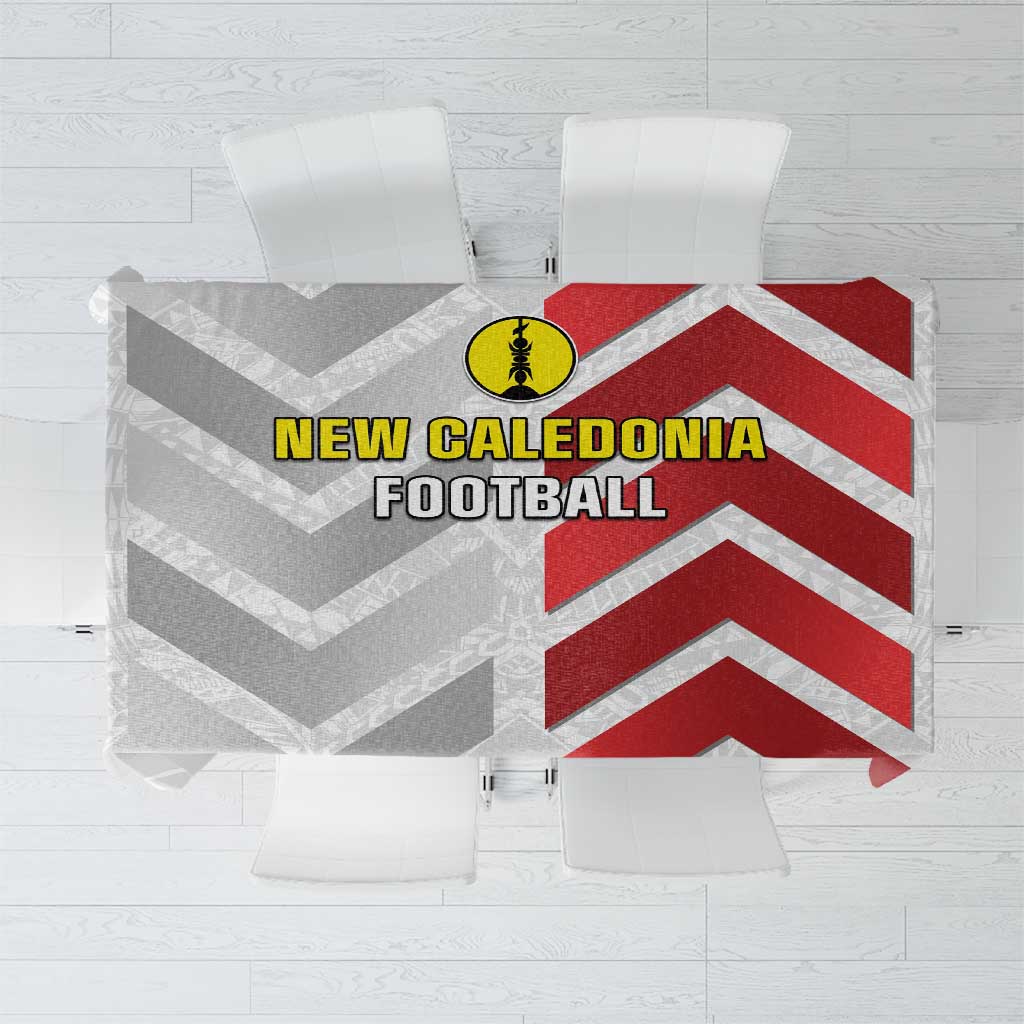 New Caledonia Football Tablecloth Unique Style LT05 Red - Polynesian Pride