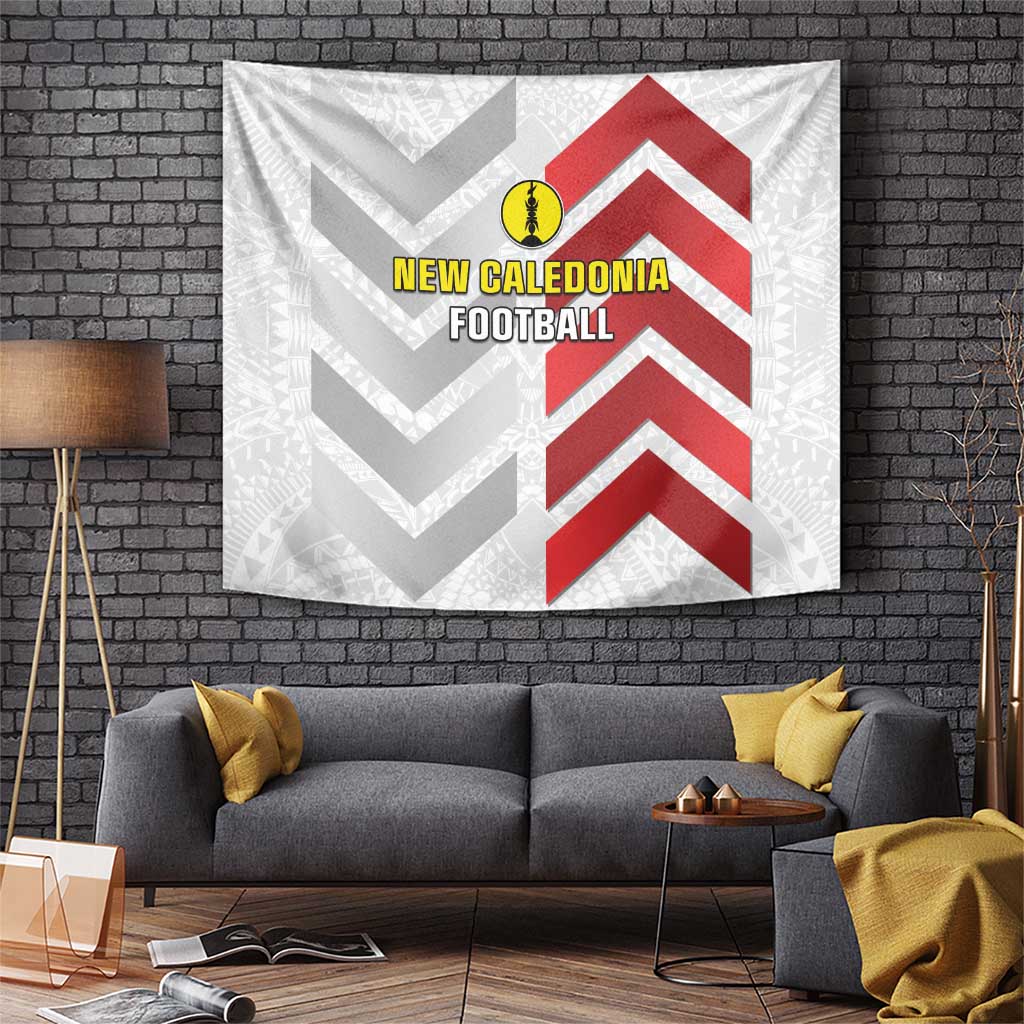 New Caledonia Football Tapestry Unique Style LT05 Red - Polynesian Pride