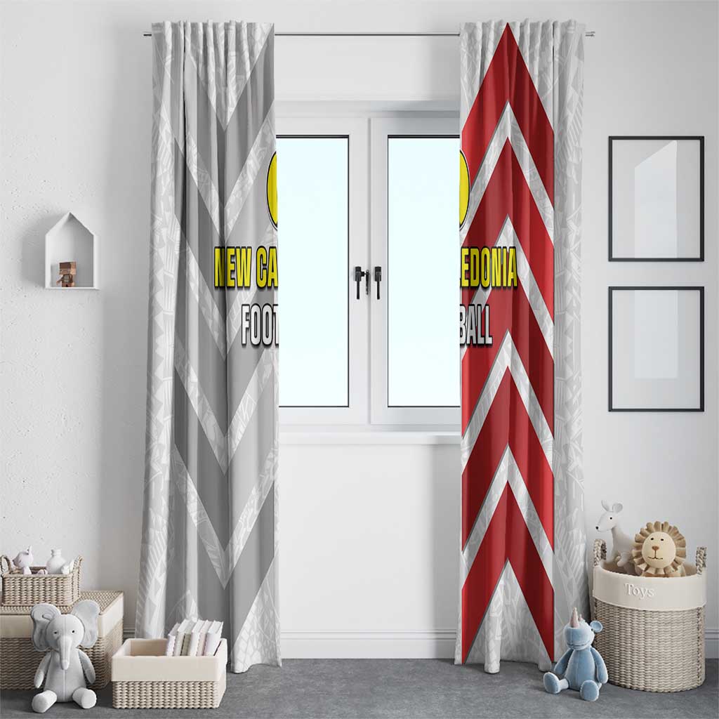 New Caledonia Football Window Curtain Unique Style