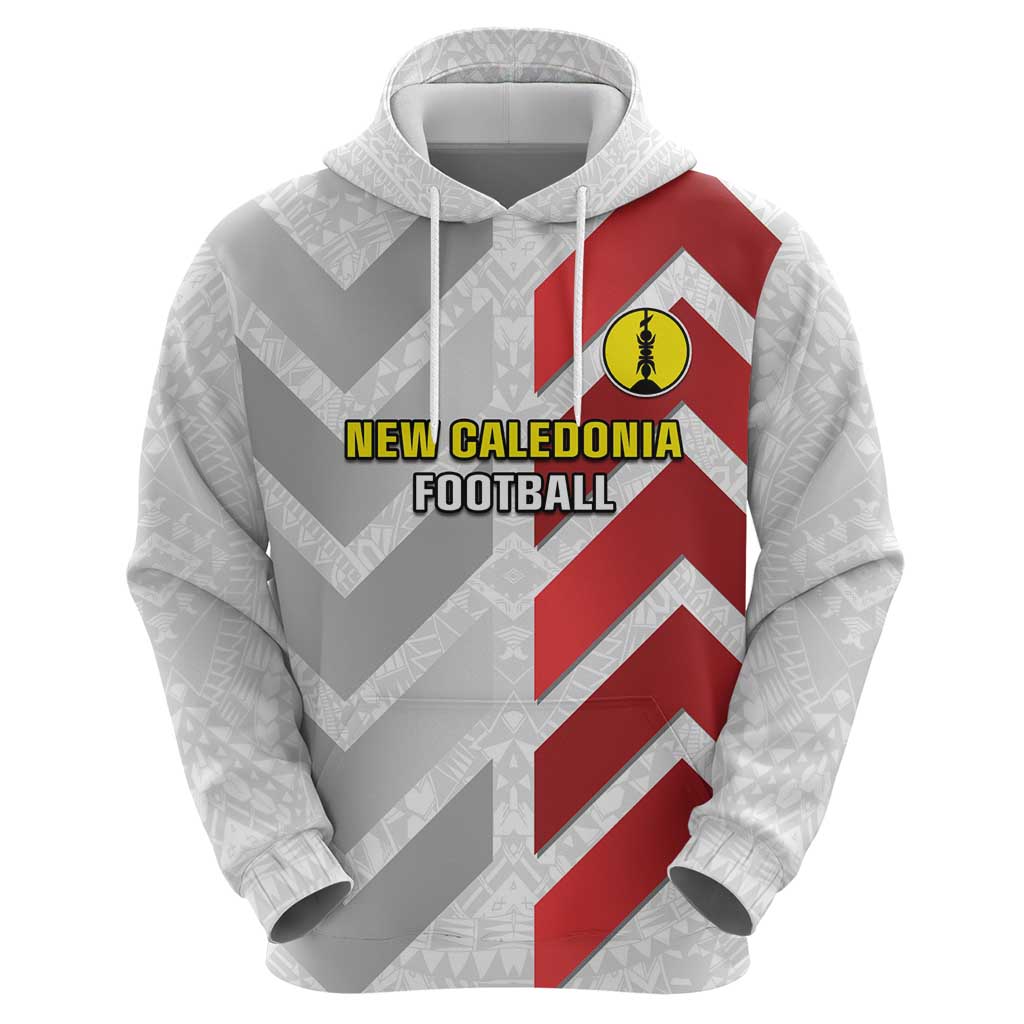 Custom New Caledonia Football Zip Hoodie Unique Style