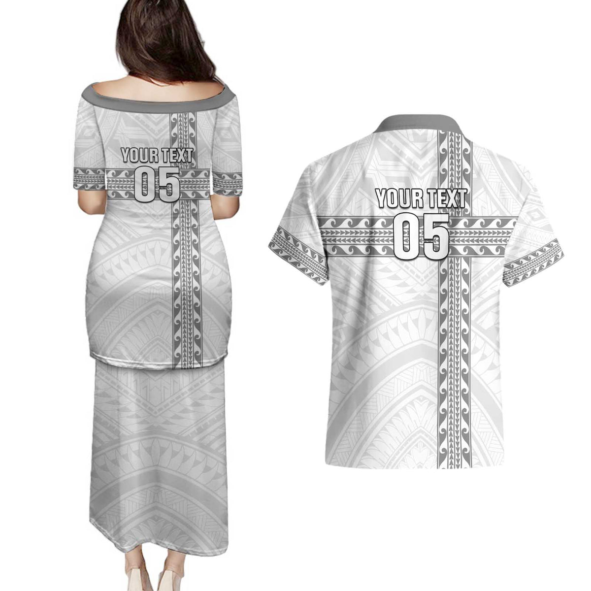 Custom New Caledonia Football Couples Matching Puletasi and Hawaiian Shirt Go The Kagus