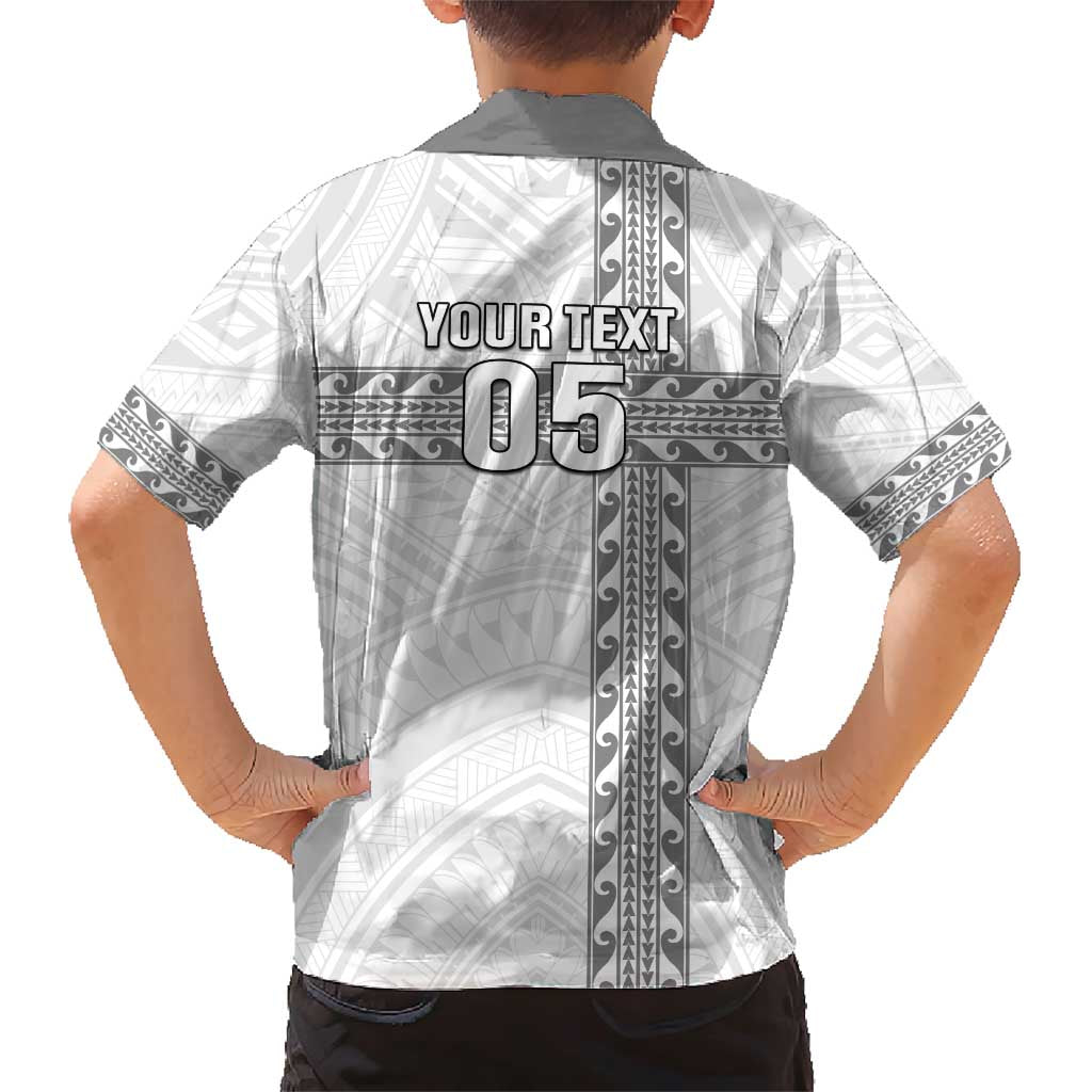 Custom New Caledonia Football Family Matching Short Sleeve Bodycon Dress and Hawaiian Shirt Go The Kagus