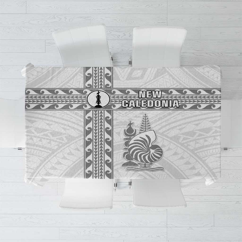 New Caledonia Football Tablecloth Go The Kagus LT05 White - Polynesian Pride
