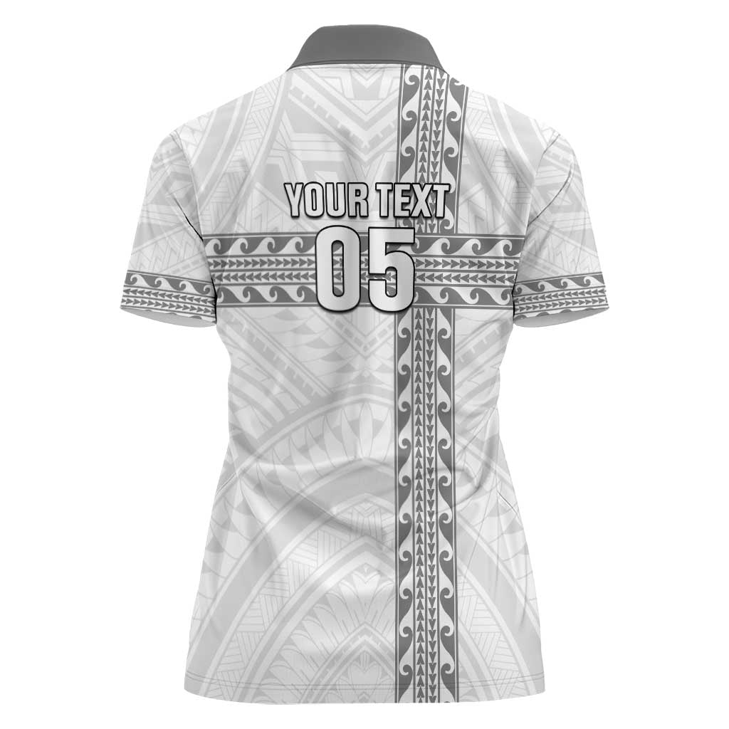 Custom New Caledonia Football Women Polo Shirt Go The Kagus