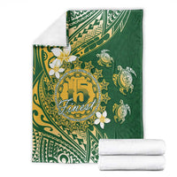 Cook Islands 15 Finest Blanket Plumeria Polynesian Turtle LT05 - Polynesian Pride