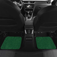 Cook Islands 15 Finest Car Mats Plumeria Polynesian Turtle LT05 Set 2pcs - Back Green - Polynesian Pride