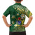 Cook Islands 15 Finest Family Matching Off The Shoulder Long Sleeve Dress and Hawaiian Shirt Plumeria Polynesian Turtle