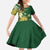 Cook Islands 15 Finest Family Matching Off The Shoulder Long Sleeve Dress and Hawaiian Shirt Plumeria Polynesian Turtle