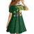 Cook Islands 15 Finest Family Matching Off The Shoulder Long Sleeve Dress and Hawaiian Shirt Plumeria Polynesian Turtle