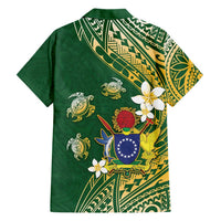 Cook Islands 15 Finest Family Matching Short Sleeve Bodycon Dress and Hawaiian Shirt Plumeria Polynesian Turtle LT05 - Polynesian Pride