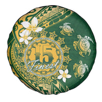 Cook Islands 15 Finest Spare Tire Cover Plumeria Polynesian Turtle