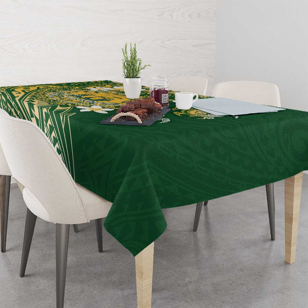 Cook Islands 15 Finest Tablecloth Plumeria Polynesian Turtle LT05 - Polynesian Pride