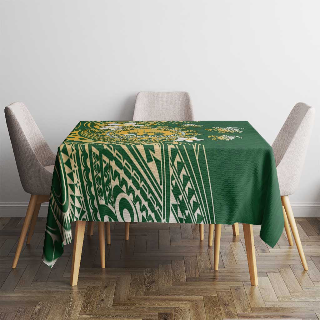 Cook Islands 15 Finest Tablecloth Plumeria Polynesian Turtle LT05 - Polynesian Pride